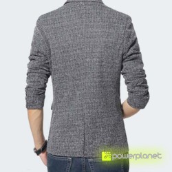 Blazer Exclusive de Linen Cinza - Homen - Item2