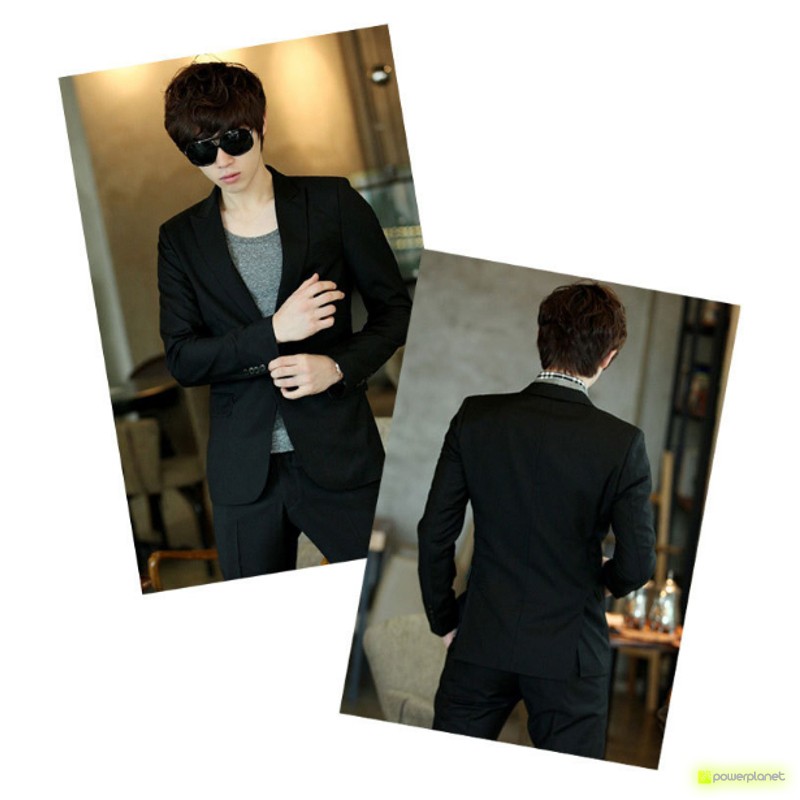 Blazer Preta Slim Fit - Item3