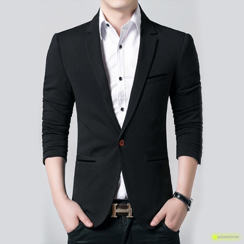 Blazer The Line Preto - Homen - Item2