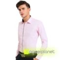 Camisa Basic Manga Larga Rosa - Hombre - Ítem