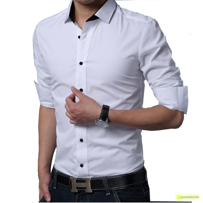 Camisa Basic Blanco - Hombre