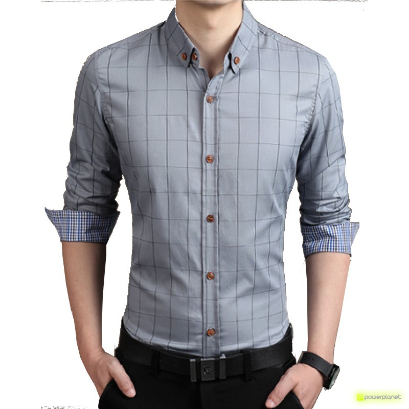 Camisa Good Line Gris - Hombre