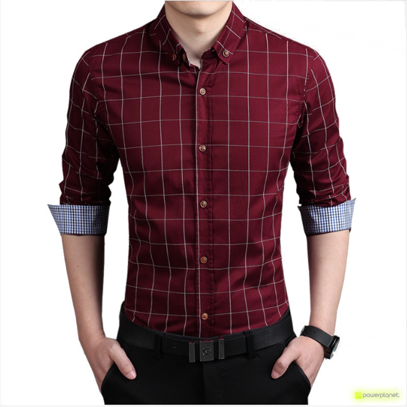 Camisa Good Line Granate - Hombre