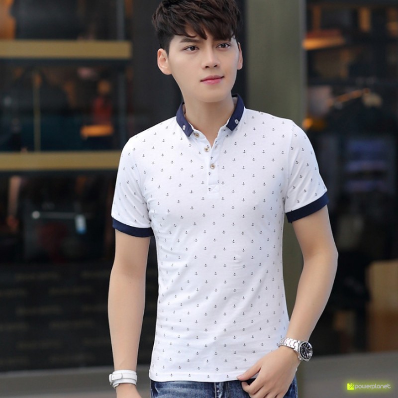 Camisa Marina Blanco - Hombre