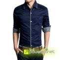 Camisa Slim Fit Azul - Hombre - Ítem