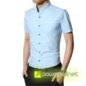 Camisa Slim Line Basic Azul - Hombre - Ítem
