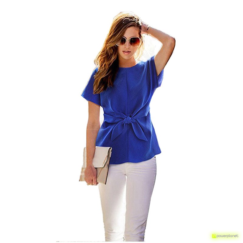 Camiseta Azul Crazy Loop
