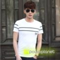 Camiseta Double Line Blanco - Hombre - Ítem