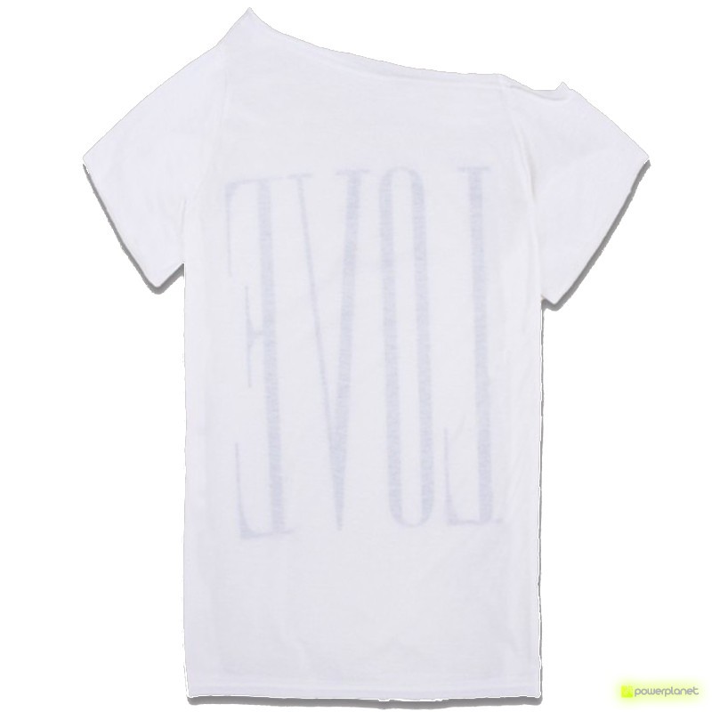 Camisa Print LOVE Branca - Item1