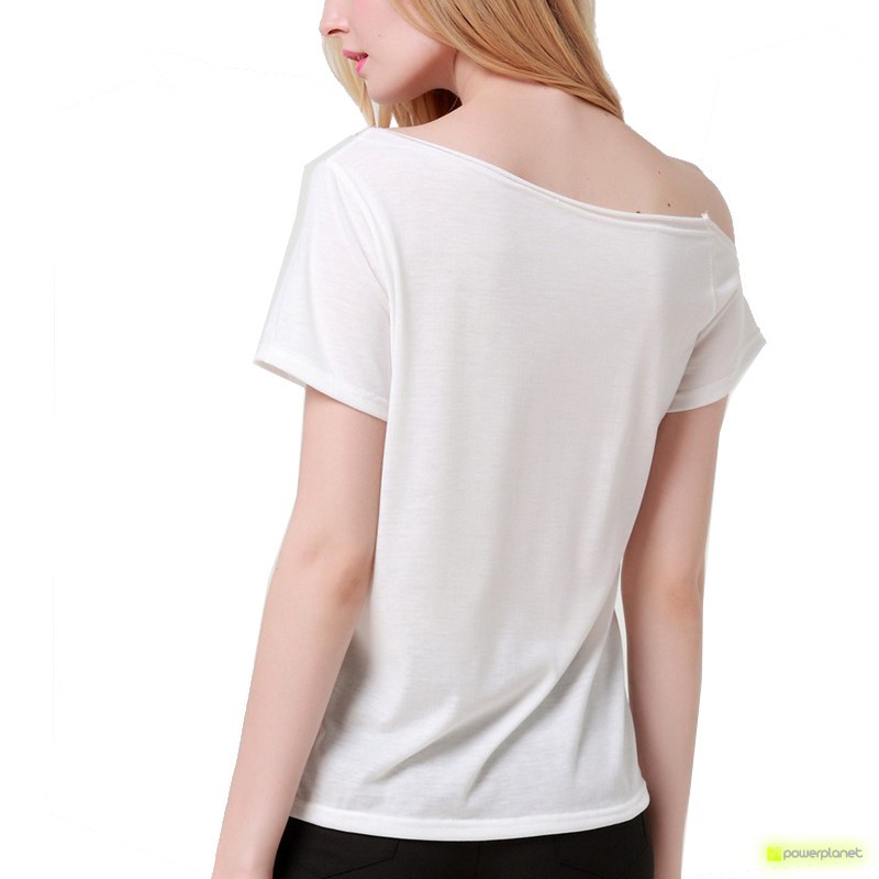 Camisa Print LOVE Branca - Item3