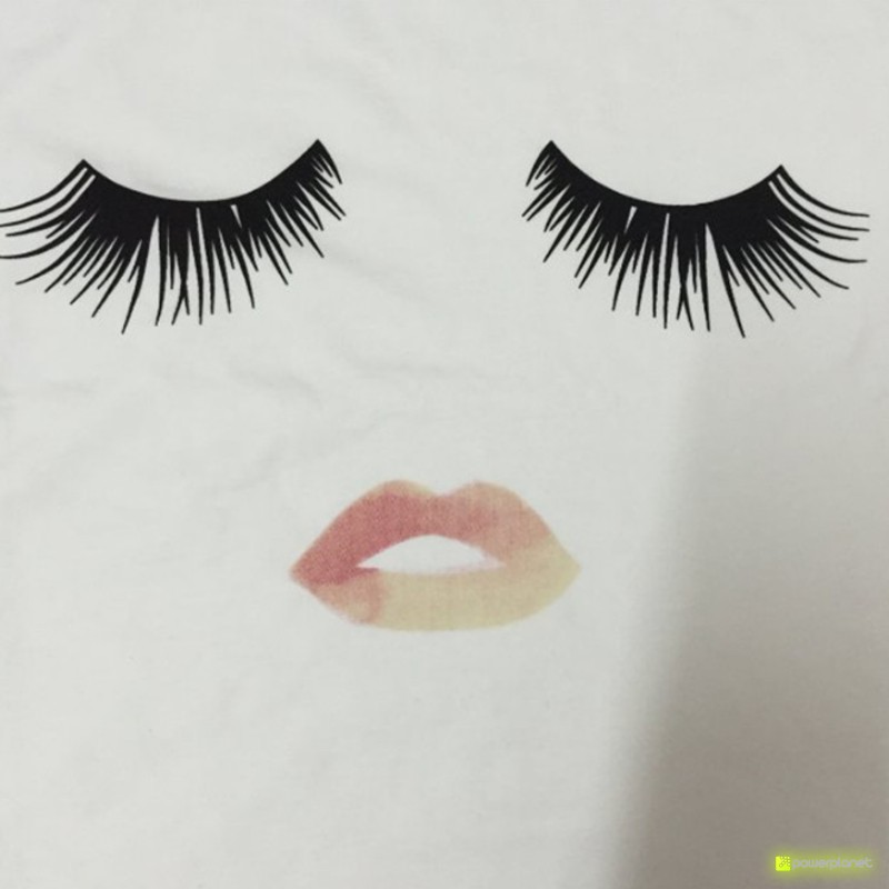 Camiseta Print Beautiful Blanca - Ítem4