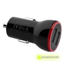 Carregador de carro 2 portos USB Mini - Item1