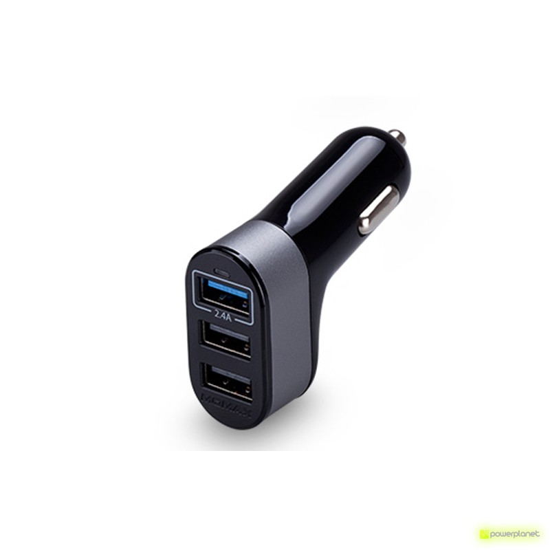 Cargador de Coche 3 Puertos USB Quick Charge