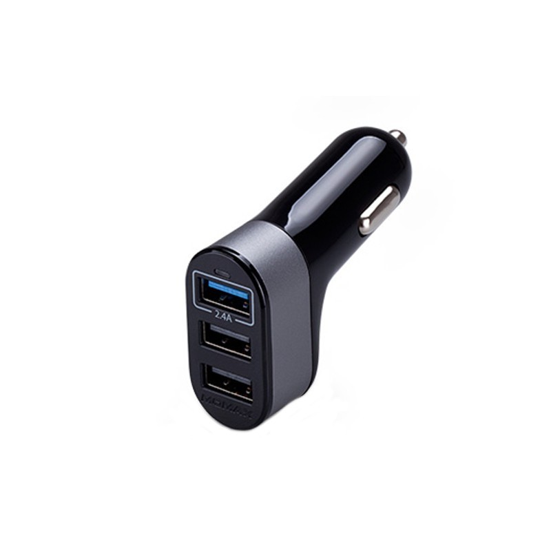 Cargador de Coche 3 Puertos USB Quick Charge