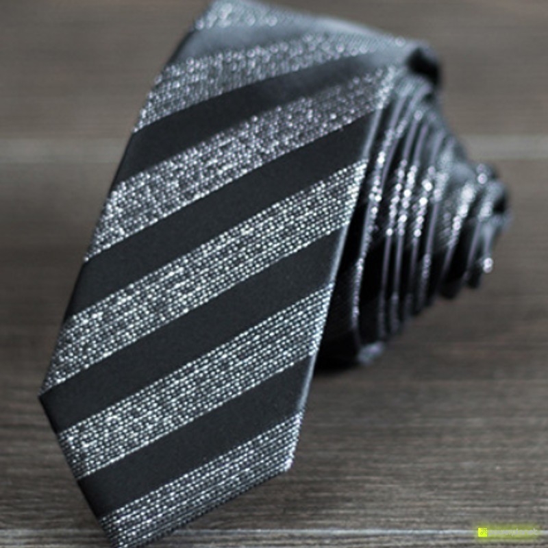 Tie Slim a listras - Homen - Item1