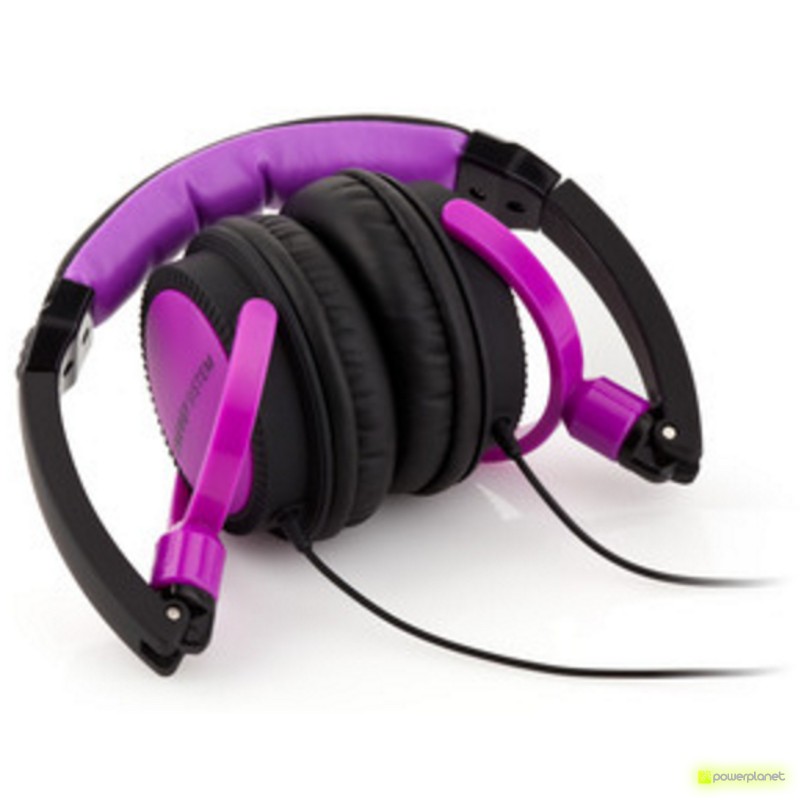 Auscultadores Energy DJ 400 Black Violet - Item3
