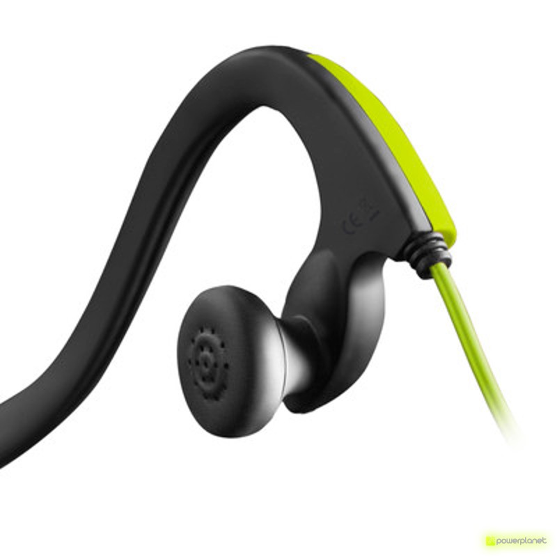 Energy Earphones Running One Neon Green Mic - Ítem1