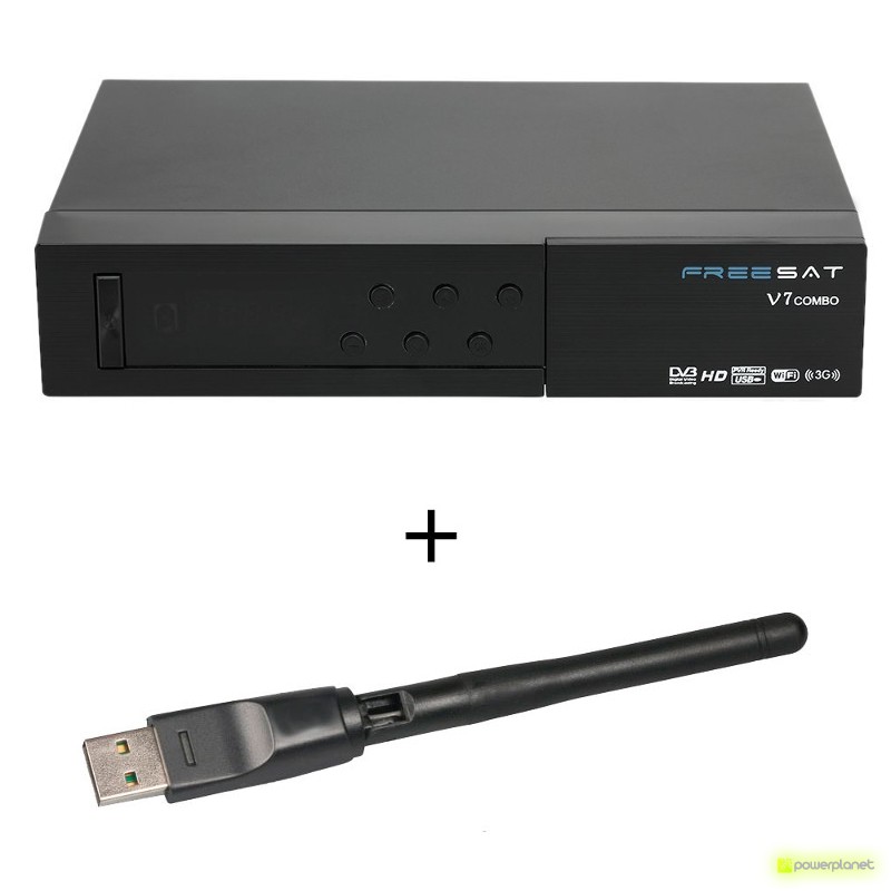 Receptor satélite Freesat V7 Combo