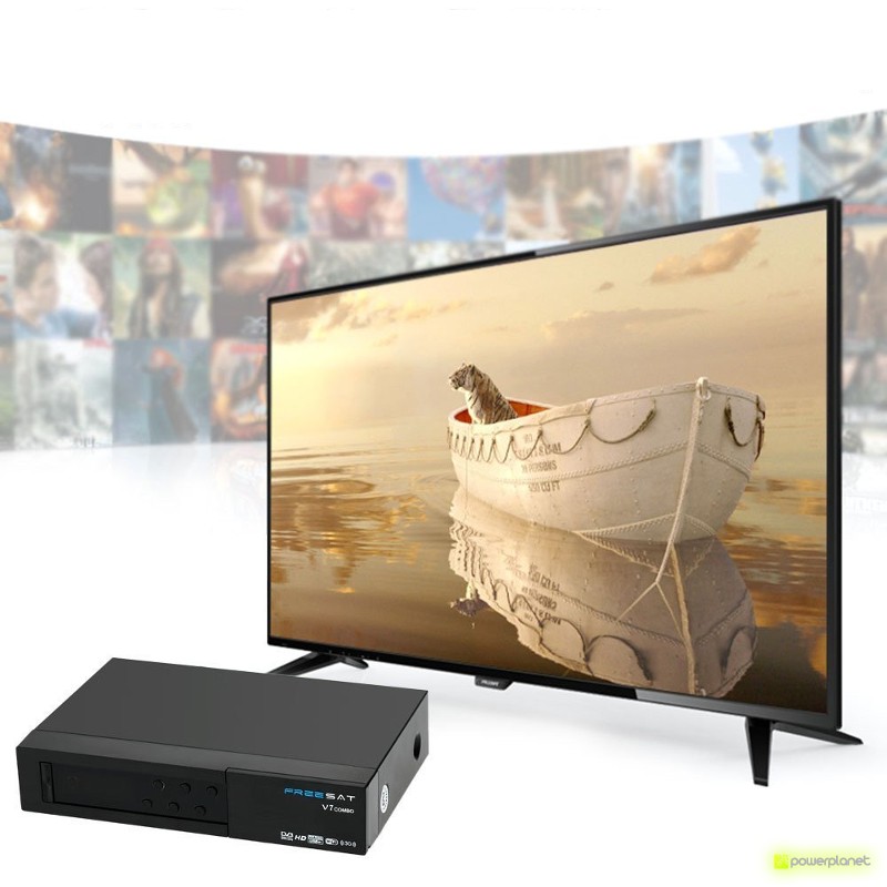 Receptor satélite Freesat V7 Combo - Ítem4
