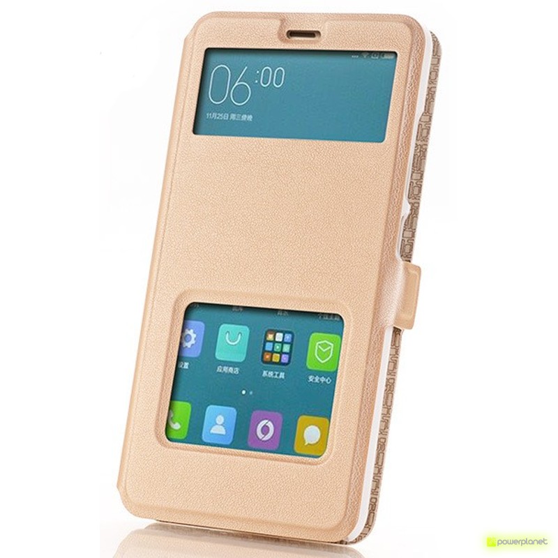 Funda Tipo Libro con Ventana Doble Xiaomi Redmi Note 3