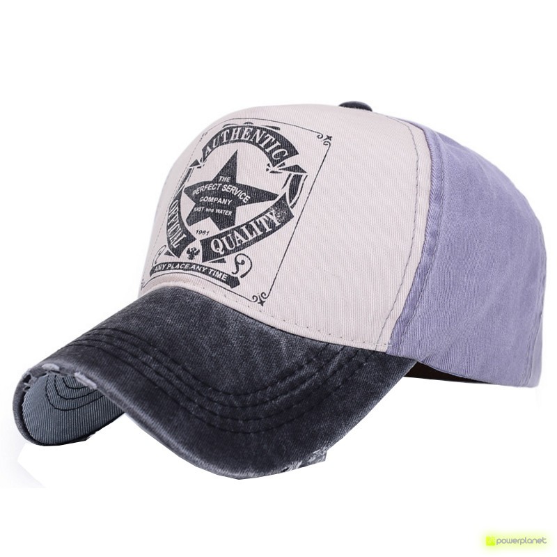 Boné American Authentic Preto e Cinza