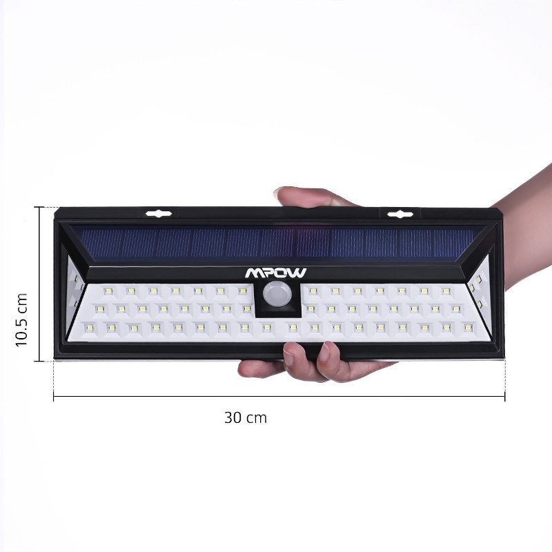 Aplique LED Solar Mpow con Sensor Movimiento MPCD020AB - Ítem2