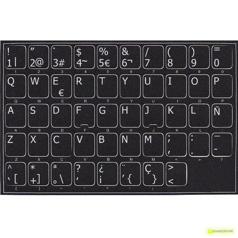 Pegatinas para Teclado Español - Ítem2