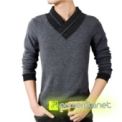 Polo Double Collar Cinza - Homen - Item