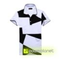 Polo Step Design Blanco - Hombre - Ítem
