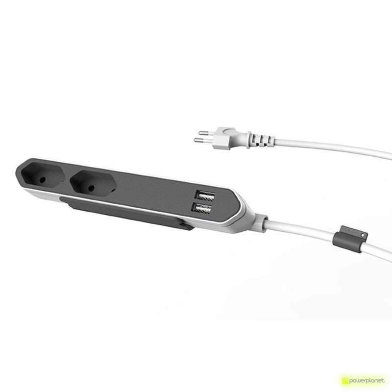 PowerBar 2 saídas + 2 portos USB