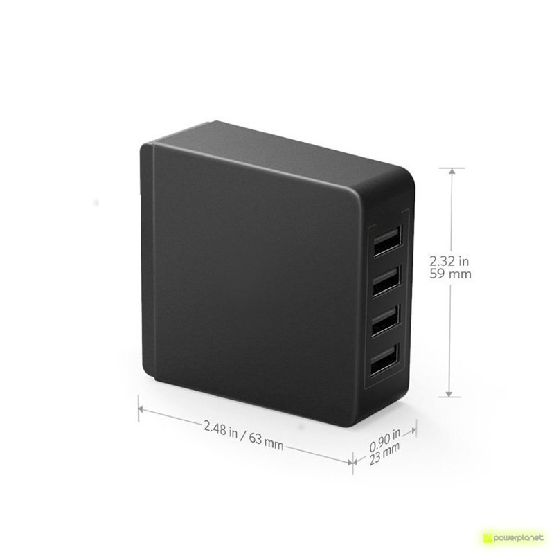 Cargador 4 puertos USB EU/UK - Ítem1