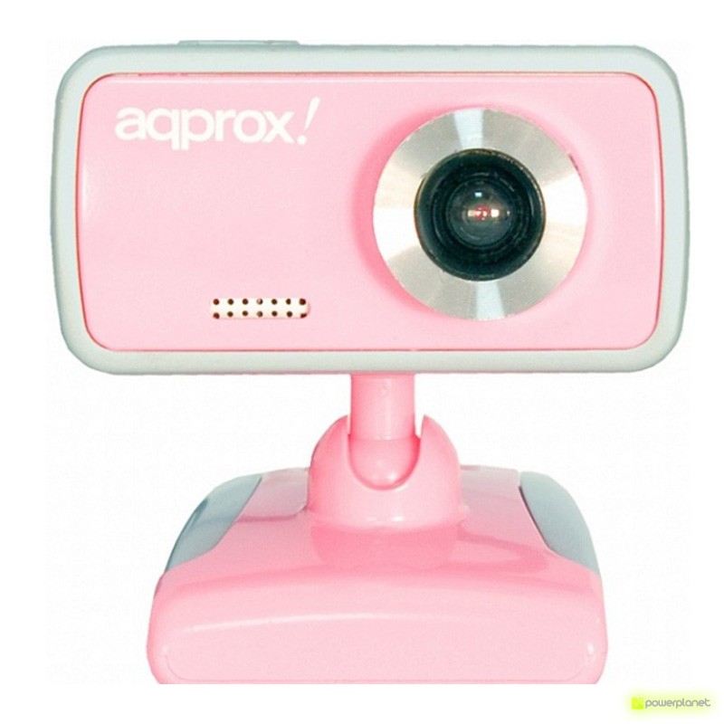 APPROX WEBCAM USB 2.0 CON MICROFONO ROSA