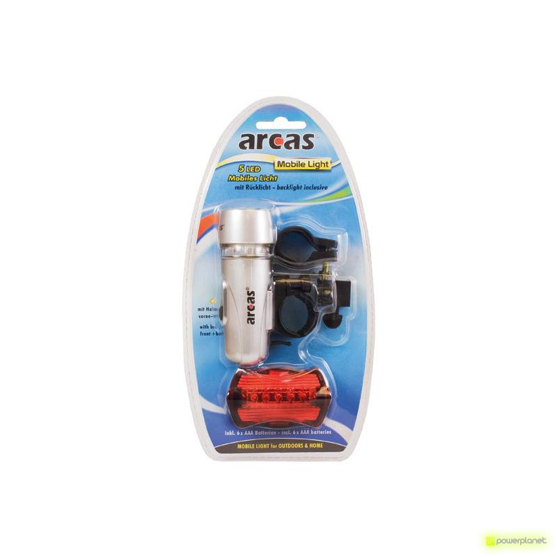 Arcas 5 LED Conjunto Luz Delantera y Trasera - Ítem1