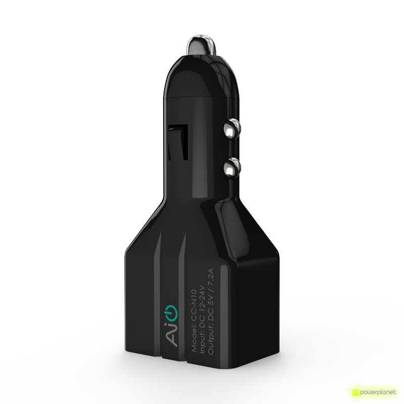 AUKEY CC-N10 carregador para carro 3 portos USB - Item1