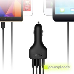 AUKEY CC-T4 carregador para carro 4 Portos USB - Item1