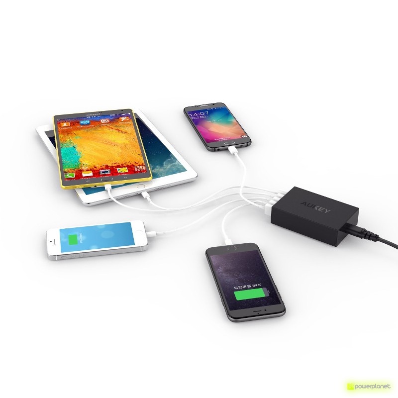 AUKEY PA-T1 Cargador de 5 Puertos USB - Ítem1