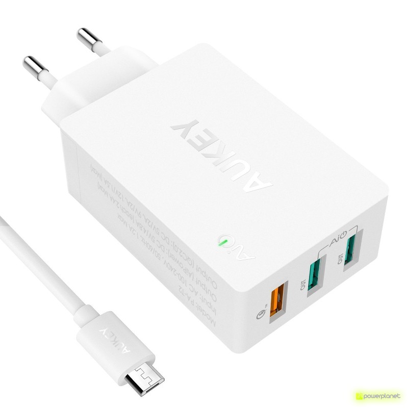 AUKEY PA-T2 Carregador de 3 Portos USB