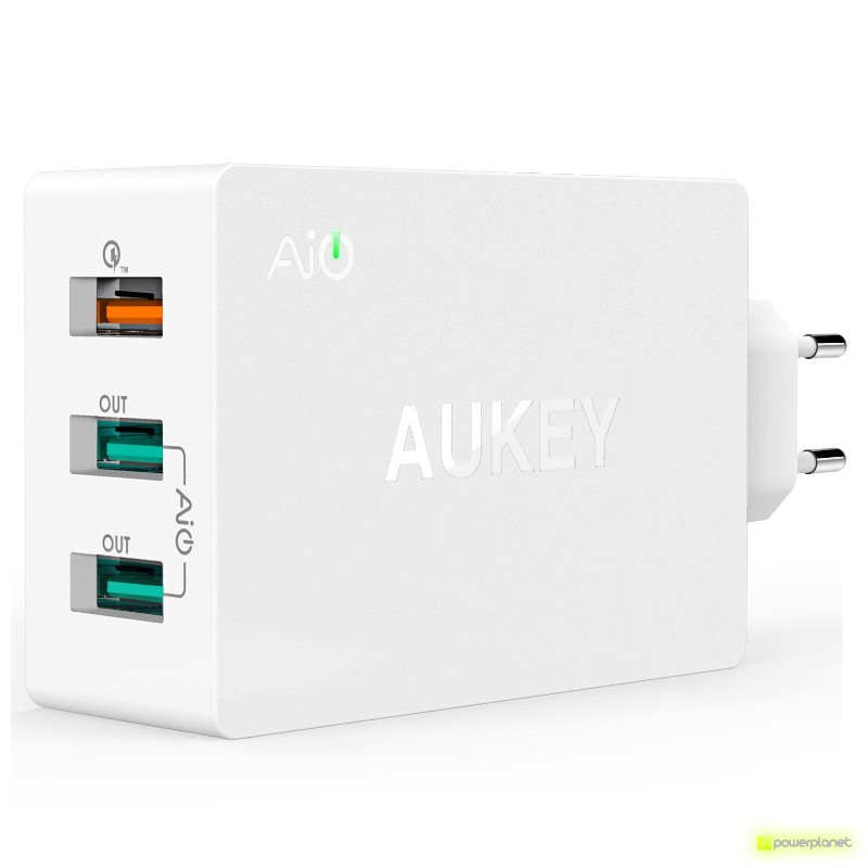 AUKEY PA-T2 Carregador de 3 Portos USB - Item1