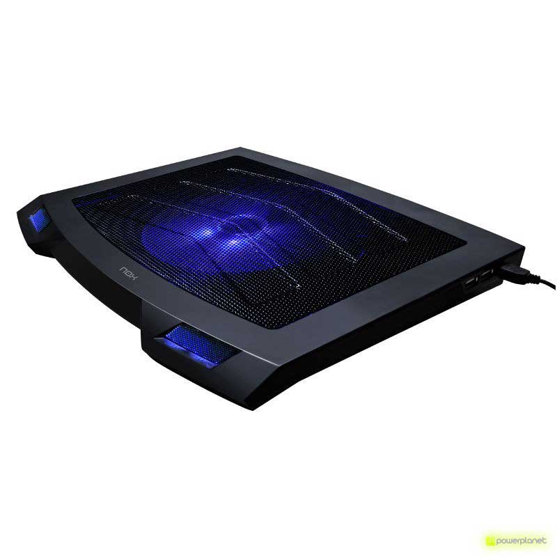 base portatil con led azul