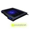 base portatil con led azul - Item