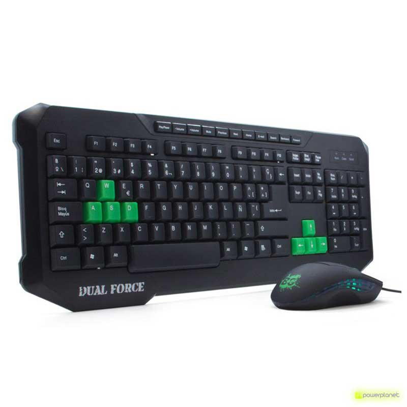 B-Move Dual Force Kit Teclado + Ratón BG USB