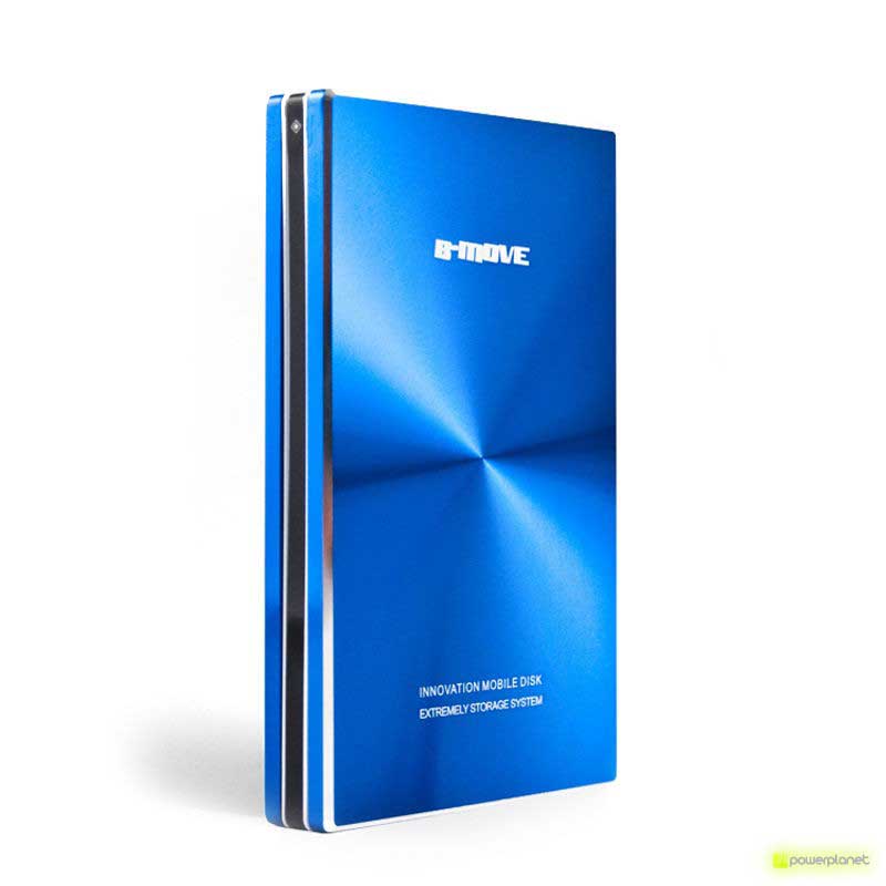 Caja HDD/SSD B-MOVE Shelter2.5Colors Alum-Azul 1TB
