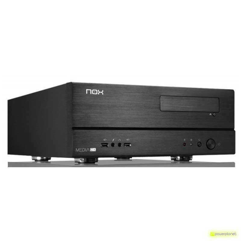 Caja HTPC NOX Media HD Vent. 2x6cm Negra