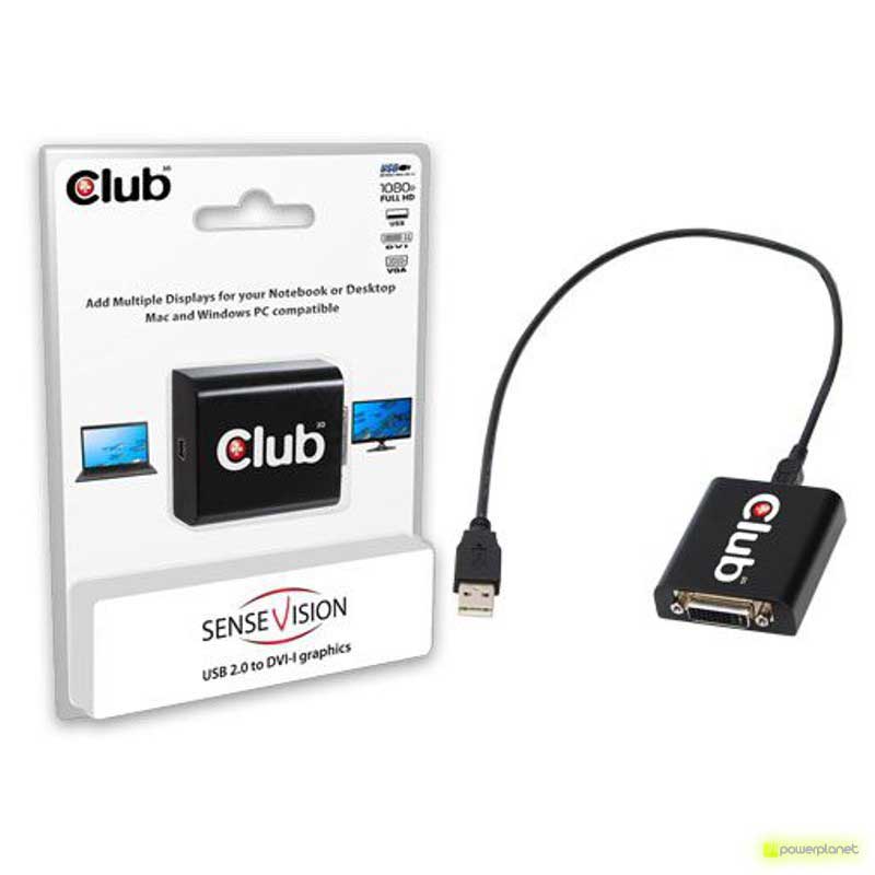 CLUB3D USB2.0 to DVI-I Graphics