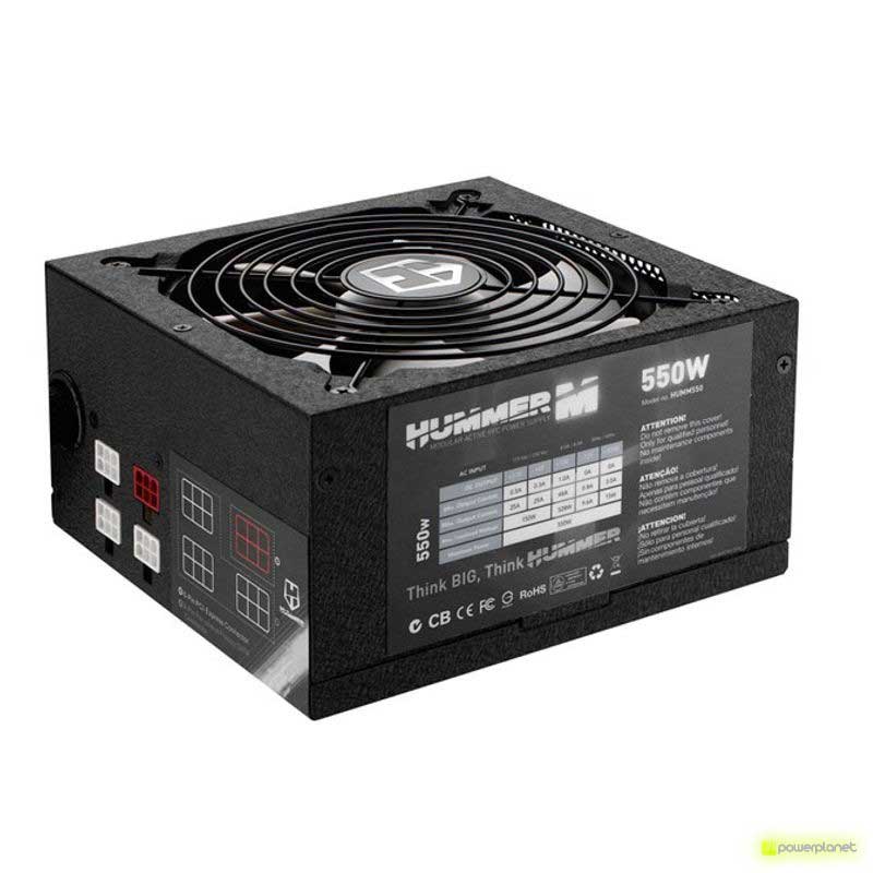 Fuente Modular NOX HUMMER 550W PFC Activo 140 mm