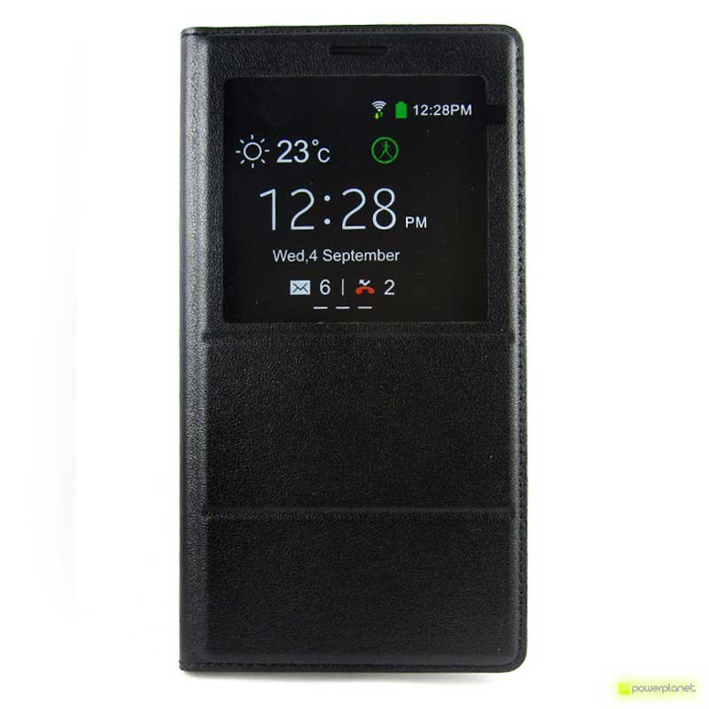 Capa tipo Livro com Janela Elephone P8 Pro