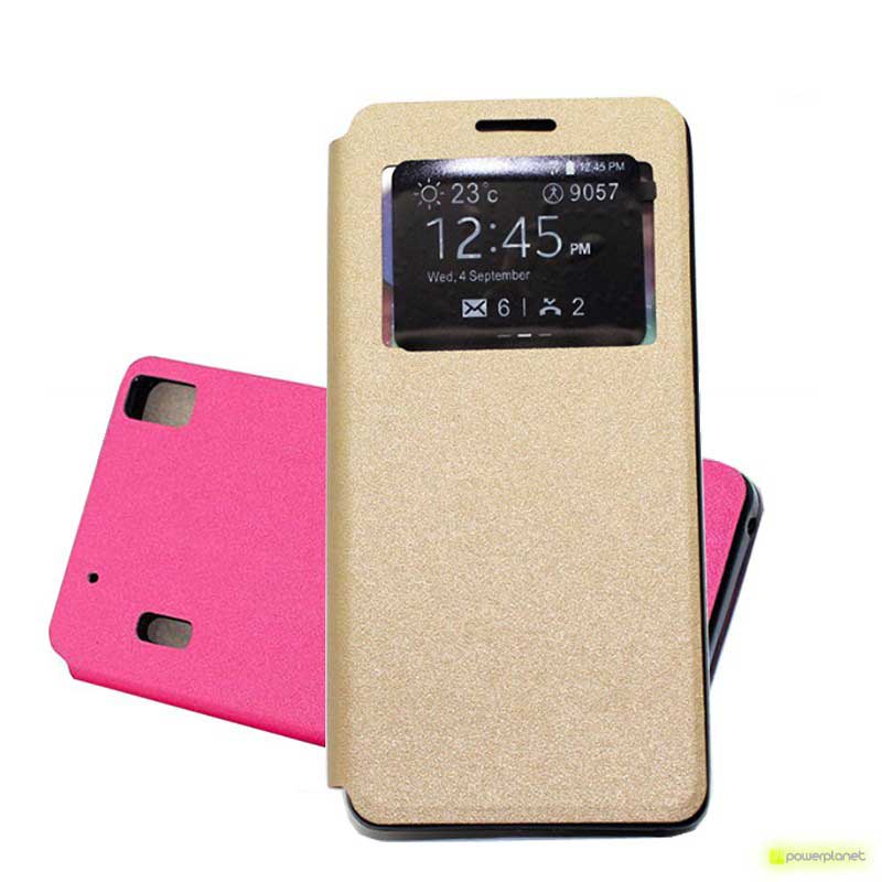Capa tipo livro com janela Lenovo K3 Note - Item1