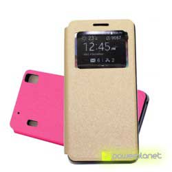 Capa tipo livro com janela Lenovo K3 Note - Item1