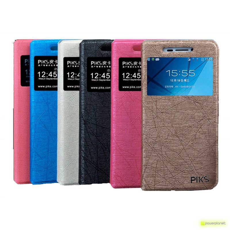 Capa tipo Livro com Janela Gionee Elife E7 - Item4