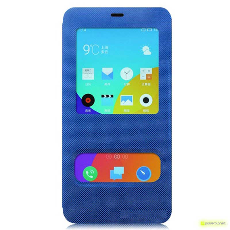 Capa tipo Livro com Janela Meizu M1 Note